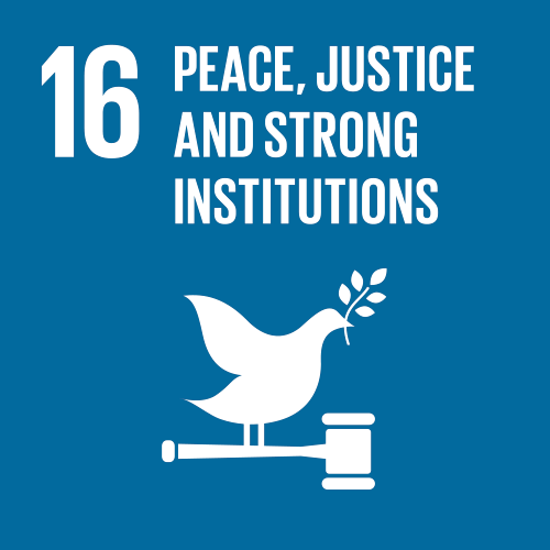 Goal 16: Peace, Justice and Strong Institutions